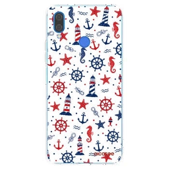 Picasee silikonový průhledný obal pro Huawei Nova 3 - Sailor Vibes
