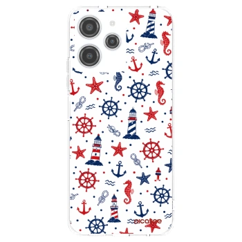 Picasee silikonový průhledný obal pro Xiaomi Redmi 12 4G - Sailor Vibes