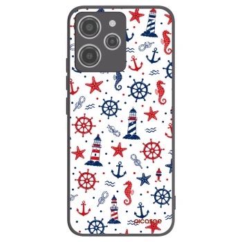 Picasee silikonový černý obal pro Xiaomi Redmi 12 4G - Sailor Vibes