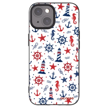 Picasee silikonový černý obal pro Apple iPhone 15 - Sailor Vibes