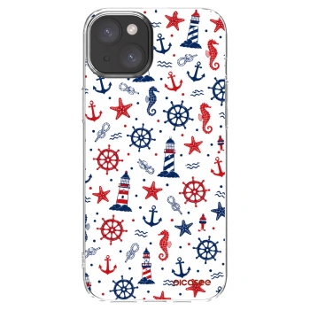 Picasee silikonový průhledný obal pro Apple iPhone 15 Plus - Sailor Vibes