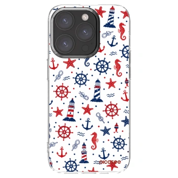 Picasee silikonový průhledný obal pro Apple iPhone 15 Pro - Sailor Vibes