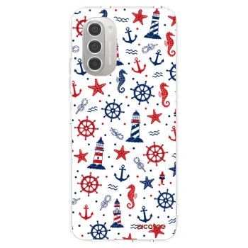 Picasee silikonový průhledný obal pro Motorola Moto G51 - Sailor Vibes
