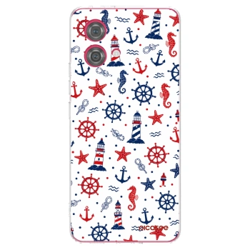 Picasee silikonový průhledný obal pro Motorola Moto G84 5G - Sailor Vibes
