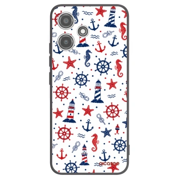Picasee silikonový černý obal pro Xiaomi Redmi 12 5G - Sailor Vibes