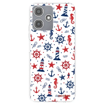 Picasee silikonový průhledný obal pro Xiaomi Redmi 12 5G - Sailor Vibes