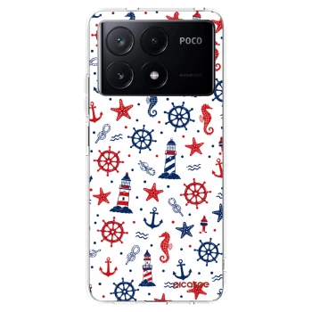 Picasee silikonový průhledný obal pro Xiaomi Poco X6 Pro - Sailor Vibes