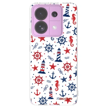 Picasee silikonový průhledný obal pro Xiaomi Redmi Note 13 Pro 5G - Sailor Vibes