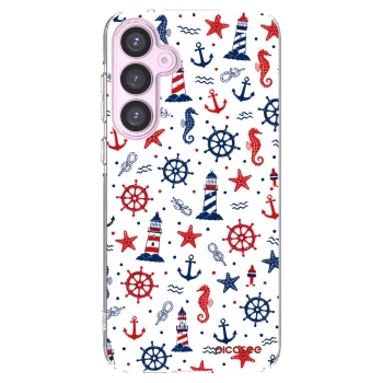 Picasee silikonový průhledný obal pro Samsung Galaxy A55 5G A556B - Sailor Vibes