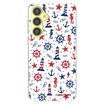 Picasee silikonový průhledný obal pro Samsung Galaxy A35 5G A356B - Sailor Vibes