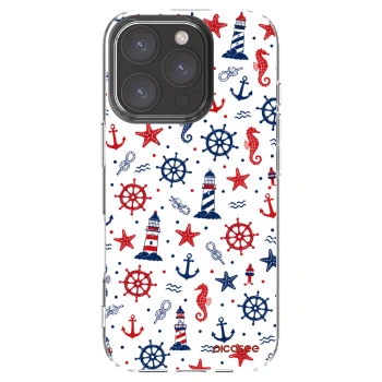 Picasee silikonový průhledný obal pro Apple iPhone 16 Pro - Sailor Vibes