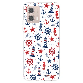 Picasee silikonový průhledný obal pro Motorola Moto G53 5G - Sailor Vibes