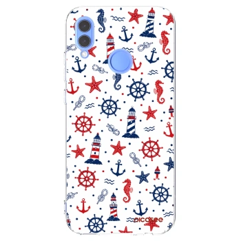 Picasee silikonový průhledný obal pro Huawei P Smart 2019 - Sailor Vibes