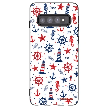 Picasee silikonový černý obal pro Samsung Galaxy S10 G973 - Sailor Vibes