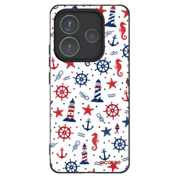 Picasee silikonový černý obal pro Xiaomi Redmi Note 14 5G - Sailor Vibes