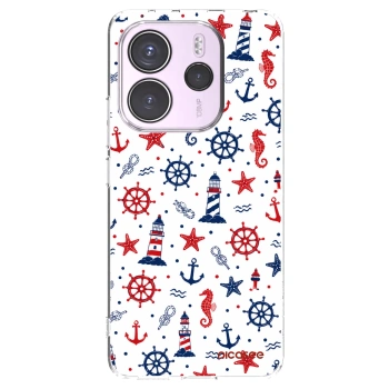 Picasee silikonový průhledný obal pro Xiaomi Redmi Note 14 4G - Sailor Vibes