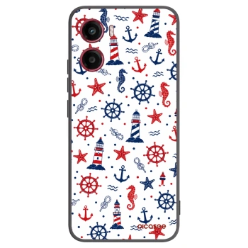 Picasee silikonový černý obal pro Motorola Moto G05 - Sailor Vibes