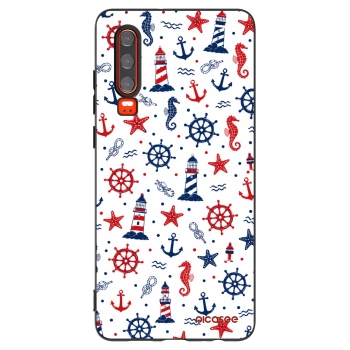 Picasee silikonový černý obal pro Huawei P30 - Sailor Vibes