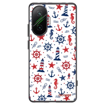 Picasee silikonový černý obal pro Xiaomi Poco F7 5G - Sailor Vibes