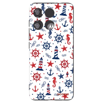 Picasee silikonový černý obal pro Motorola Edge 60 5G - Sailor Vibes
