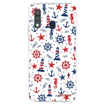 Picasee silikonový průhledný obal pro Samsung Galaxy A40 A405F - Sailor Vibes