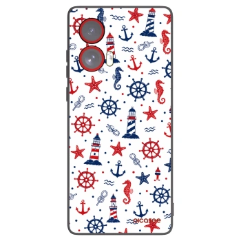 Picasee silikonový černý obal pro Motorola Edge 50 Fusion - Sailor Vibes