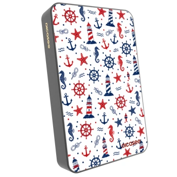 Picasee Powerbanka s MagSafe 10 000 mAh Šedá - Sailor Vibes
