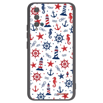Picasee silikonový černý obal pro Huawei Nova 5T - Sailor Vibes