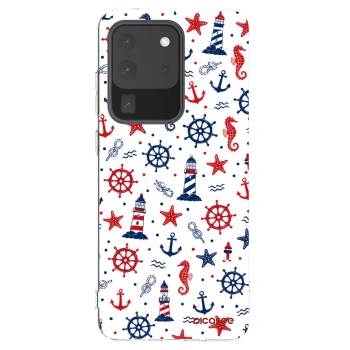 Picasee silikonový průhledný obal pro Samsung Galaxy S20 Ultra 5G G988F - Sailor Vibes