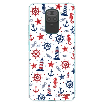Picasee silikonový černý obal pro Xiaomi Redmi Note 9 - Sailor Vibes
