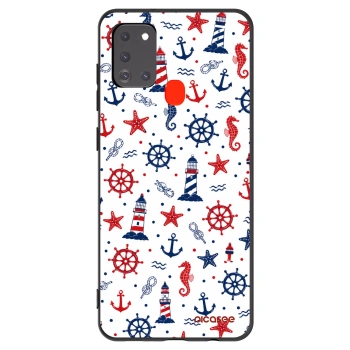 Picasee silikonový černý obal pro Samsung Galaxy A21s - Sailor Vibes