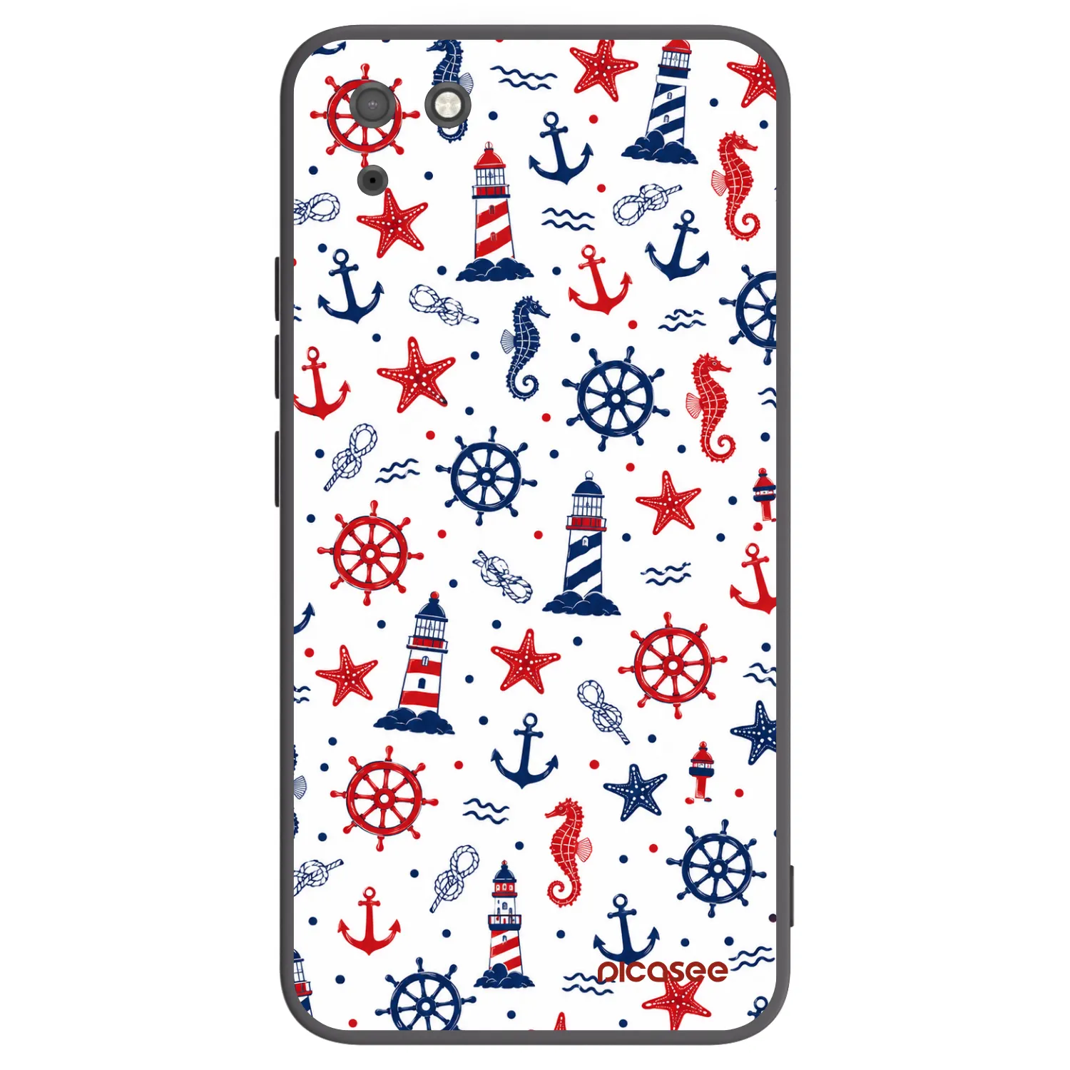Picasee silikonový černý obal pro Huawei Y5P - Sailor Vibes