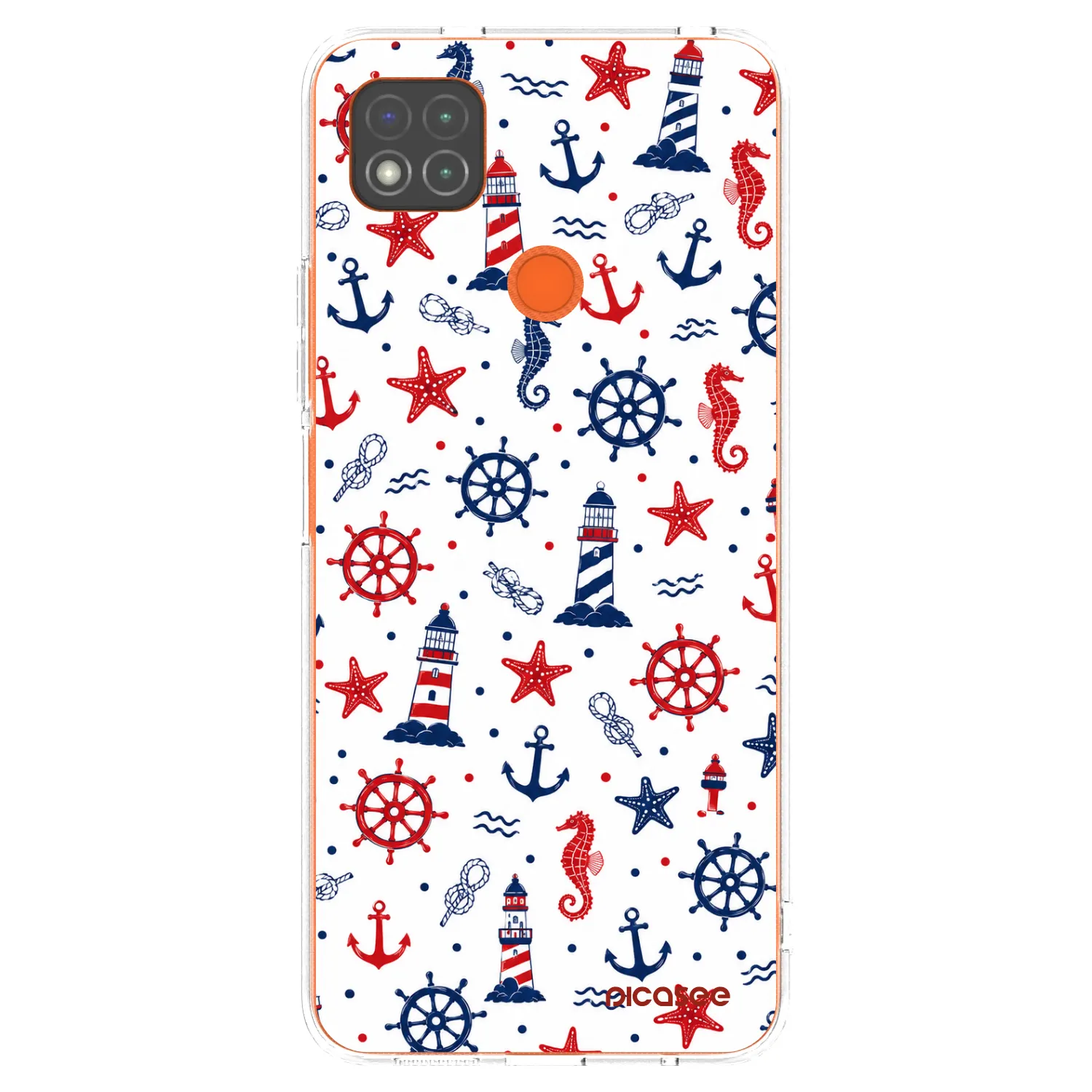 Picasee silikonový průhledný obal pro Xiaomi Redmi 9C - Sailor Vibes