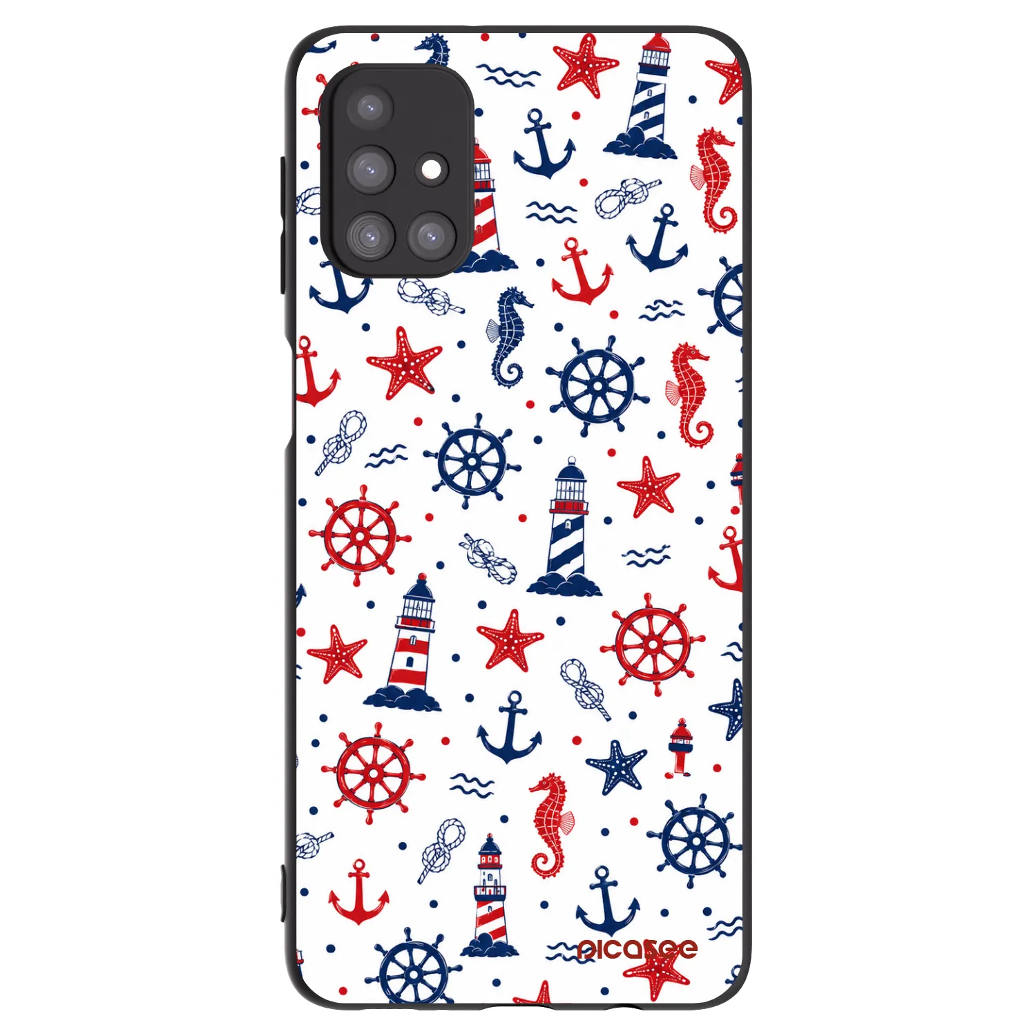 Picasee silikonový černý obal pro Samsung Galaxy M31s - Sailor Vibes