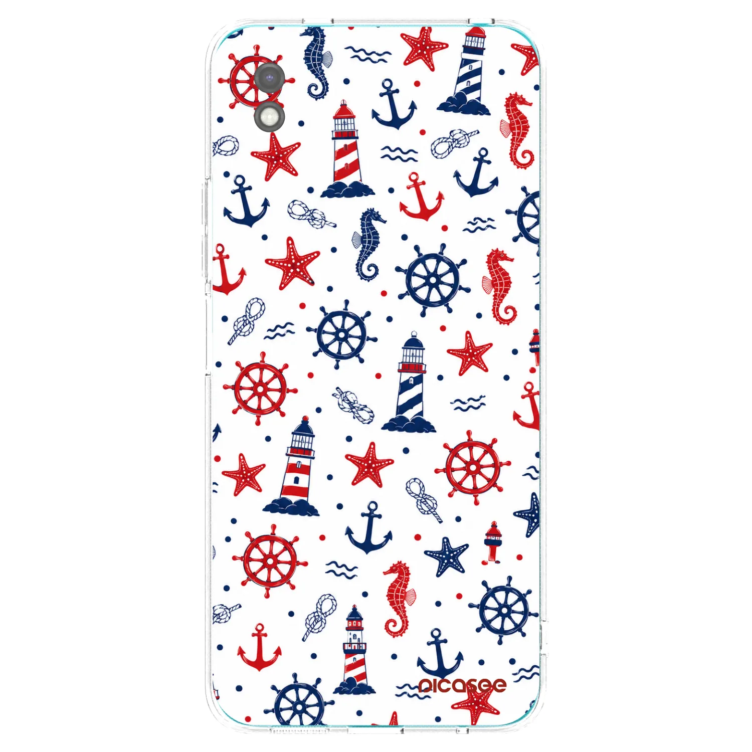 Picasee silikonový černý obal pro Xiaomi Redmi 9A - Sailor Vibes