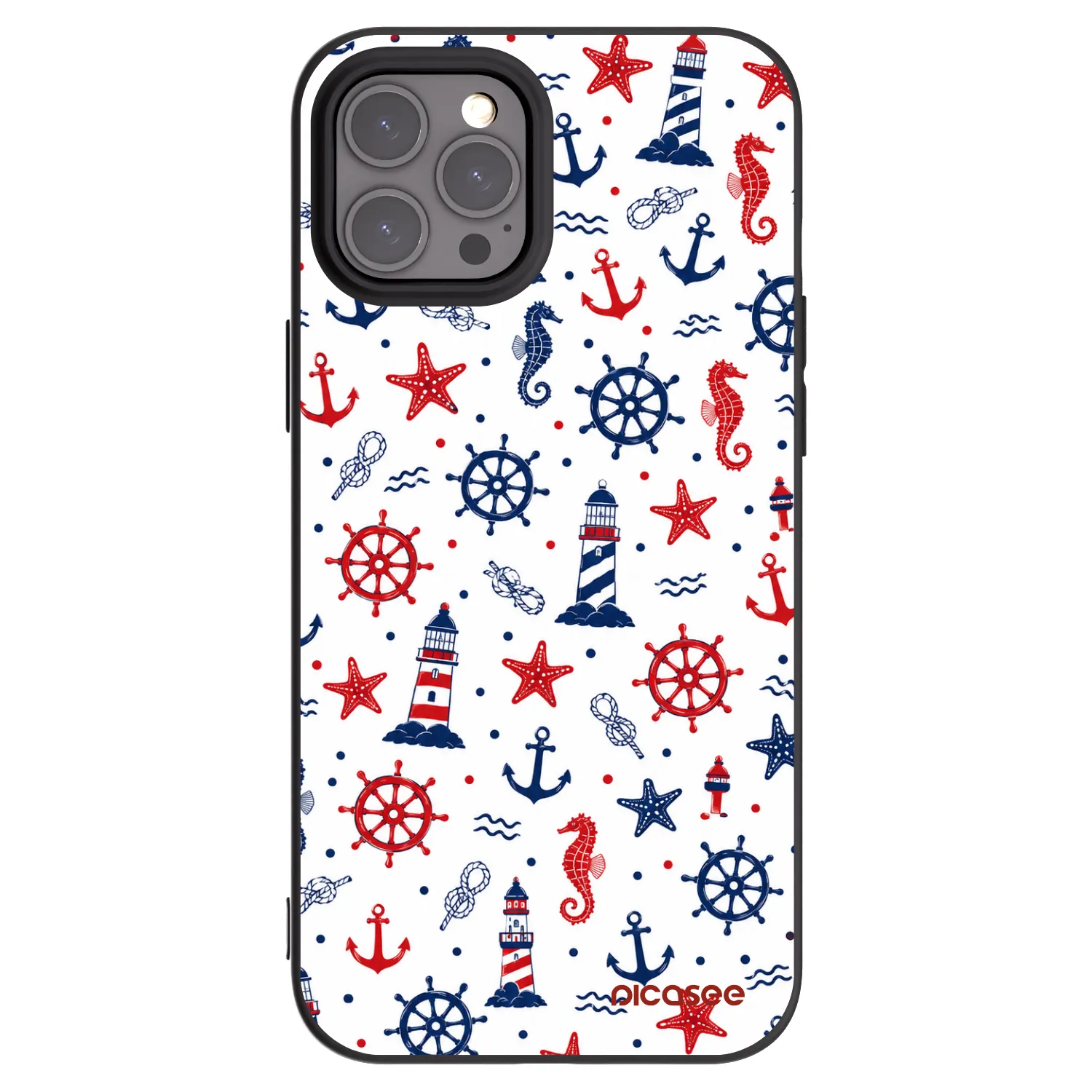 Picasee silikonový černý obal pro Apple iPhone 12 Pro Max - Sailor Vibes