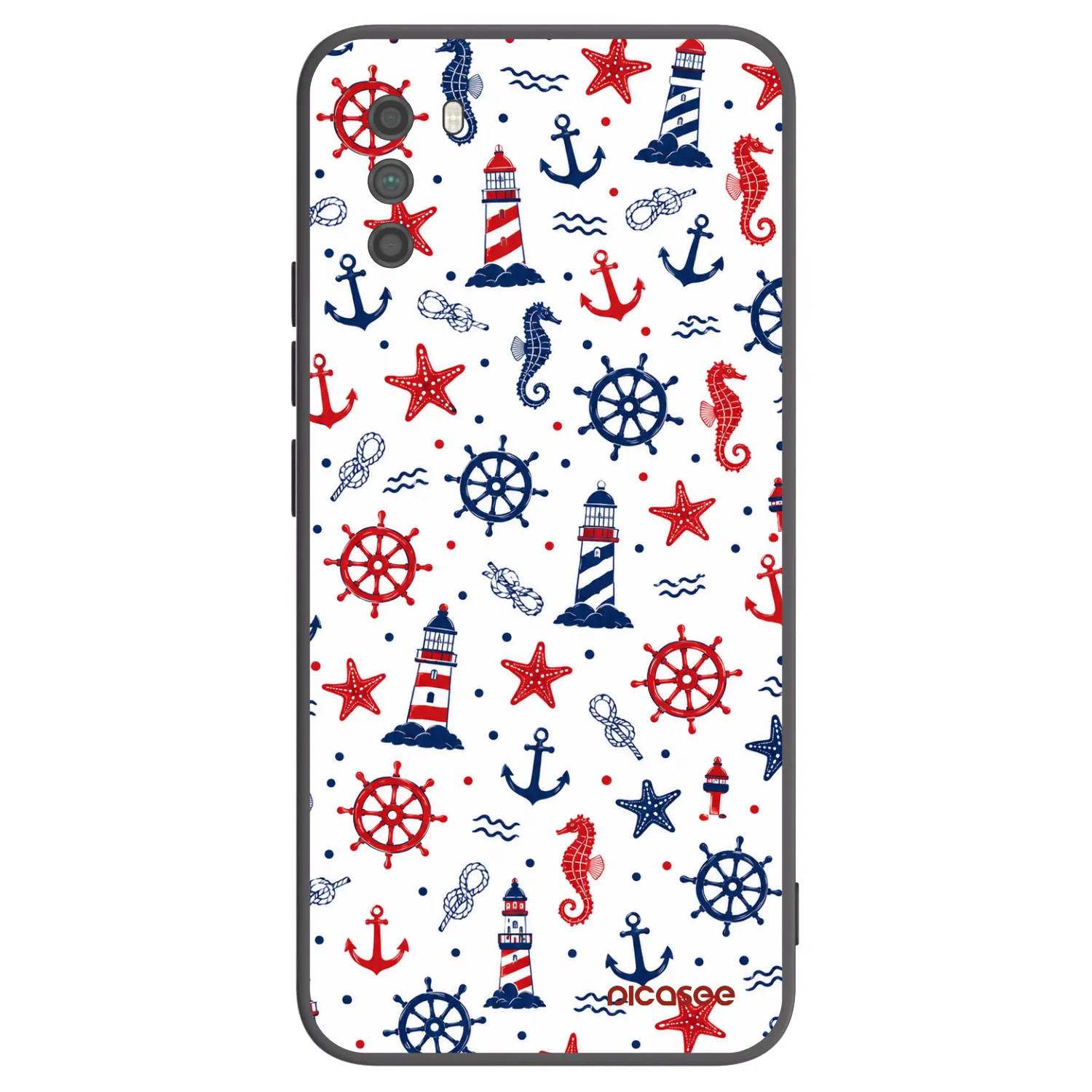 Picasee silikonový černý obal pro Xiaomi Poco M3 - Sailor Vibes