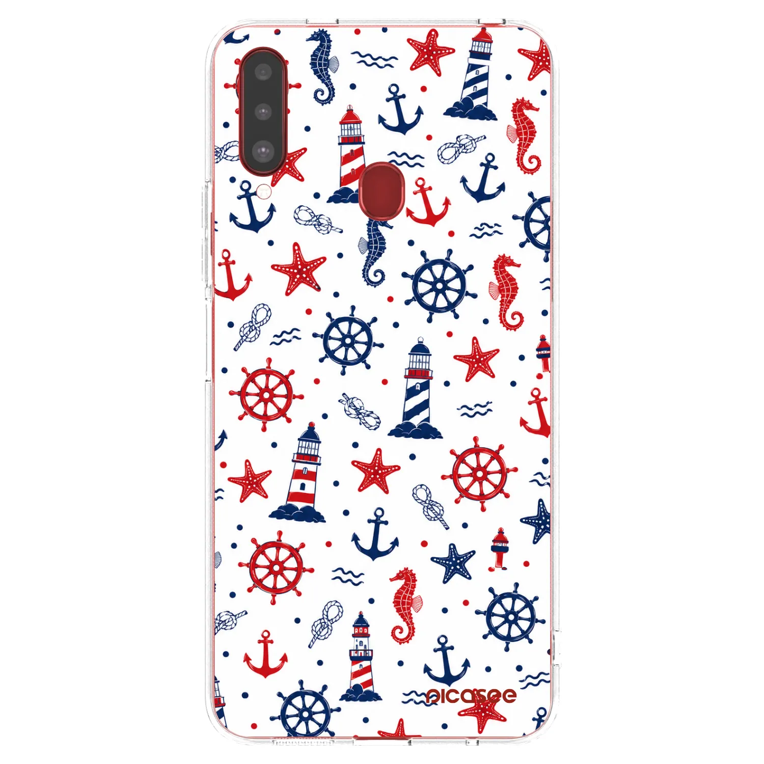 Picasee silikonový průhledný obal pro Samsung Galaxy A20s - Sailor Vibes