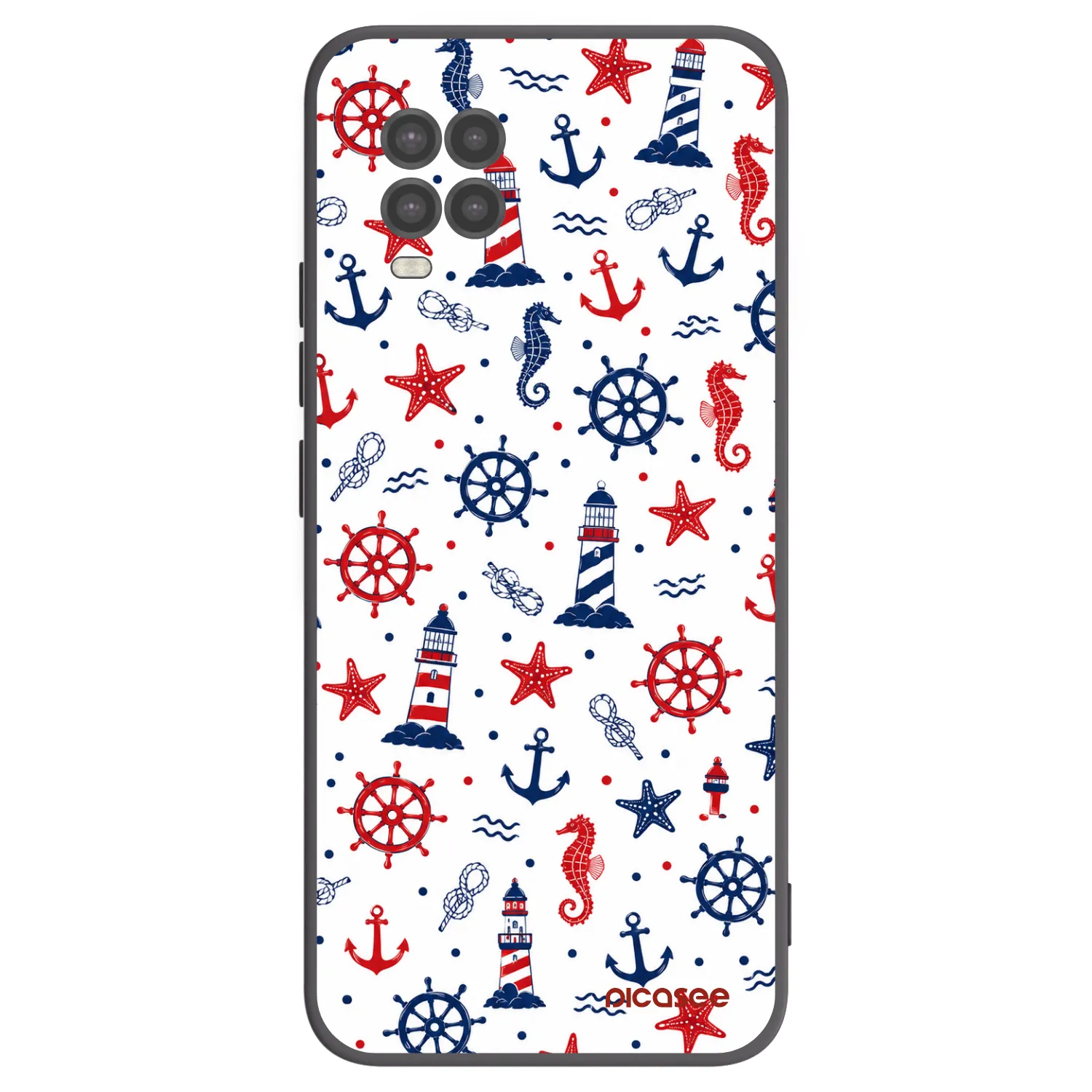 Picasee silikonový černý obal pro Xiaomi Mi 10 Lite - Sailor Vibes