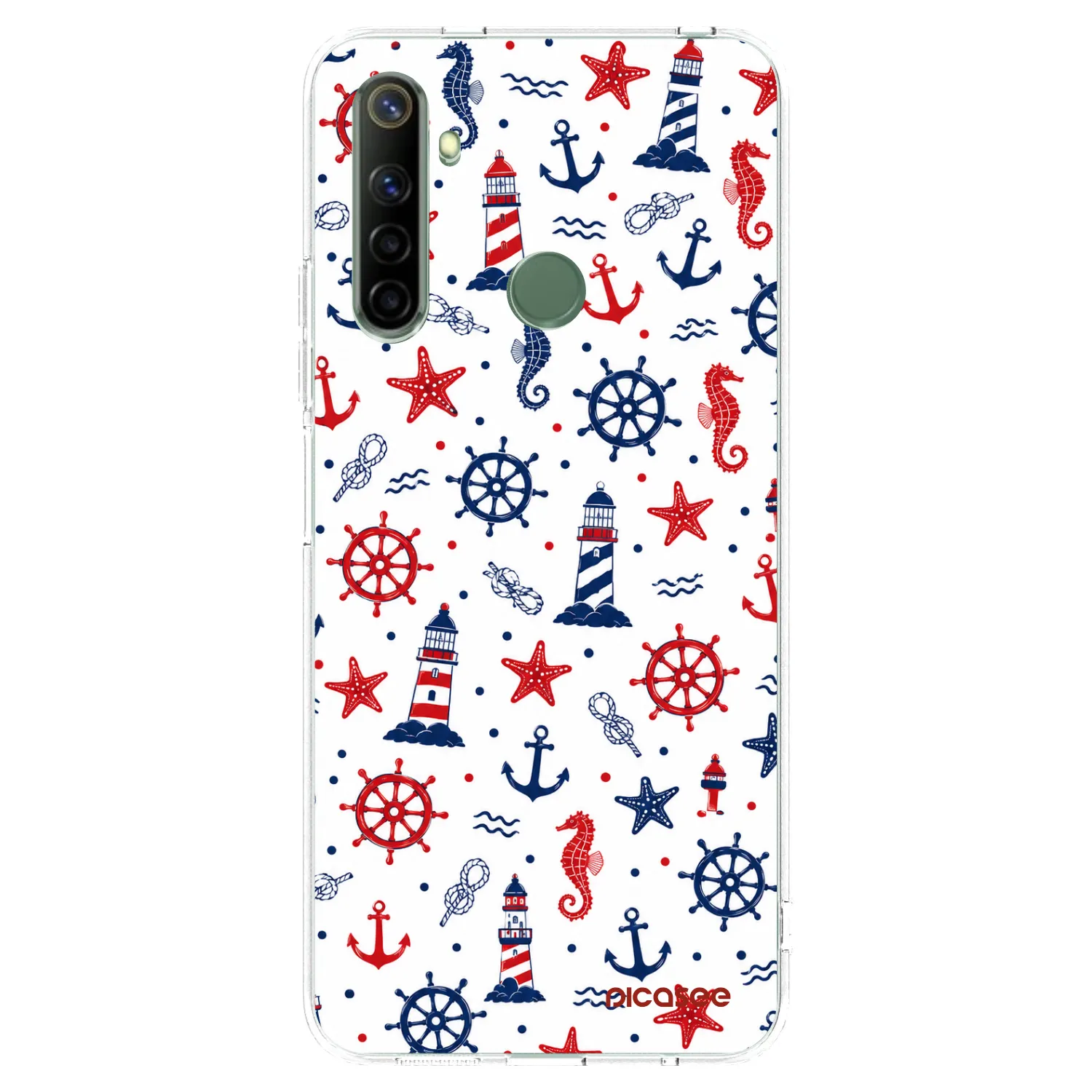 Picasee silikonový průhledný obal pro Realme 6i - Sailor Vibes