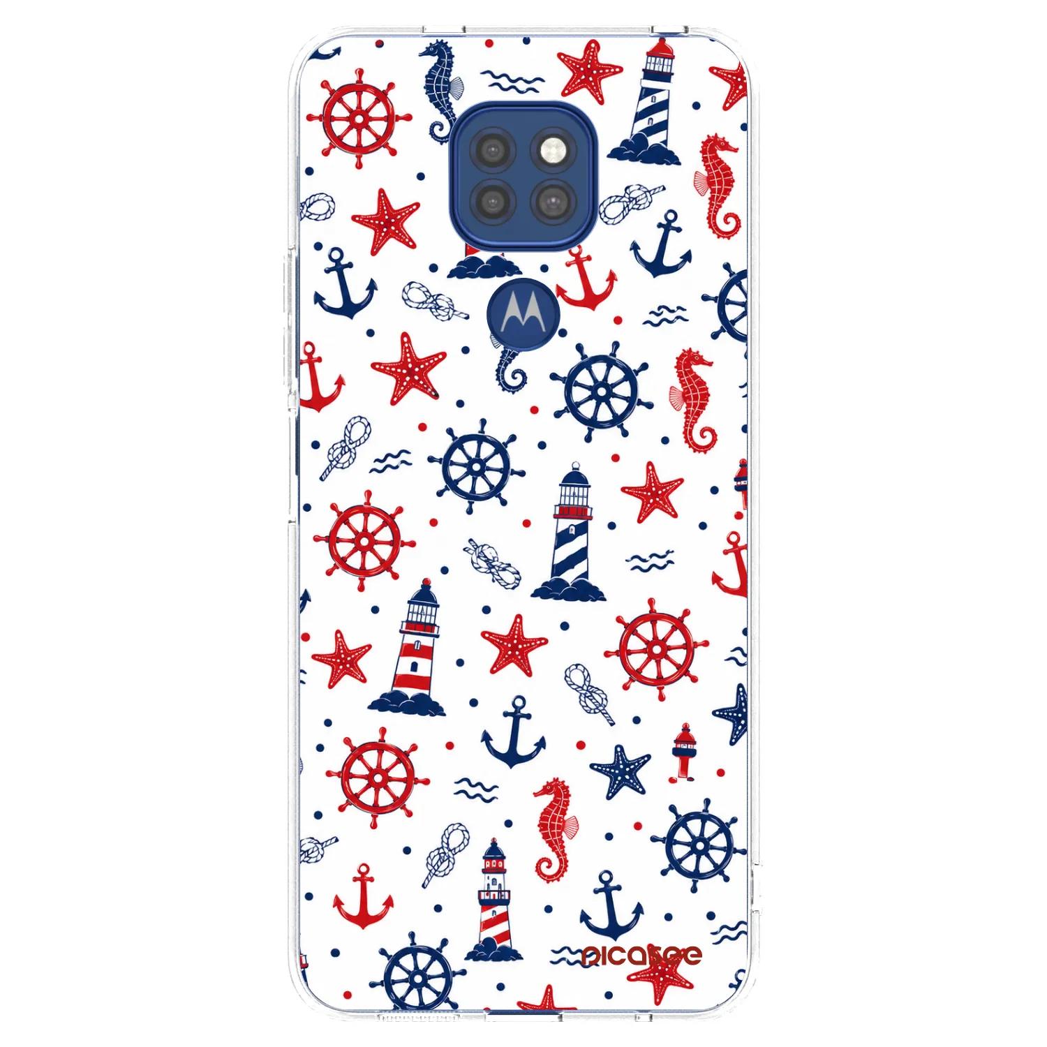 Picasee silikonový průhledný obal pro Motorola Moto G9 Play - Sailor Vibes