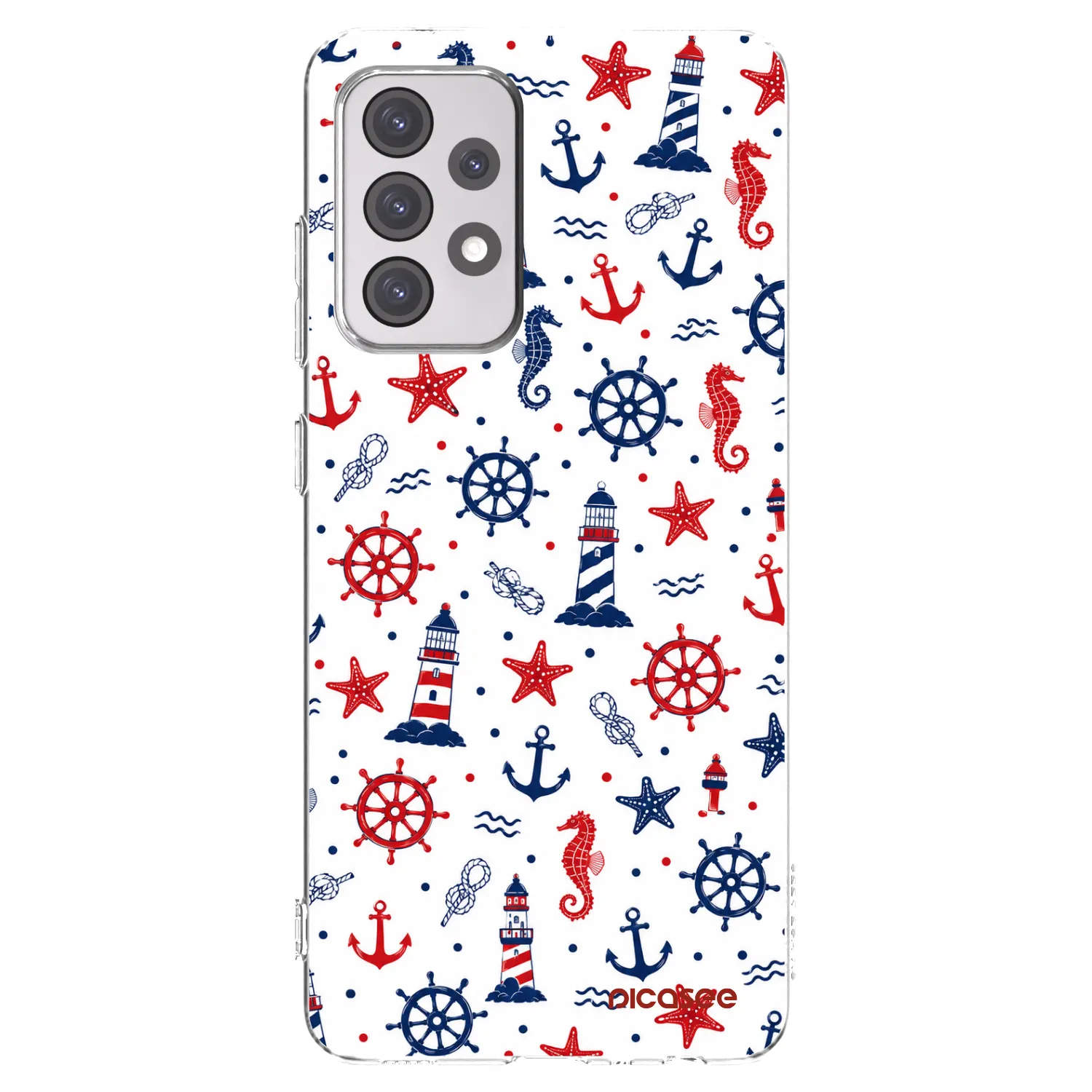 Picasee silikonový průhledný obal pro Samsung Galaxy A52 5G A525F - Sailor Vibes