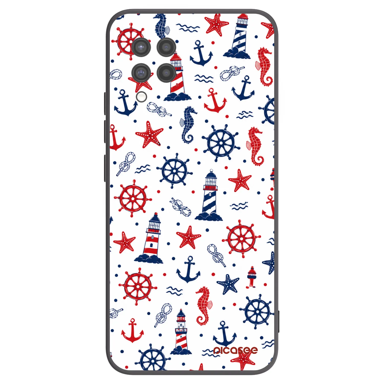 Picasee silikonový černý obal pro Samsung Galaxy A42 A426B - Sailor Vibes