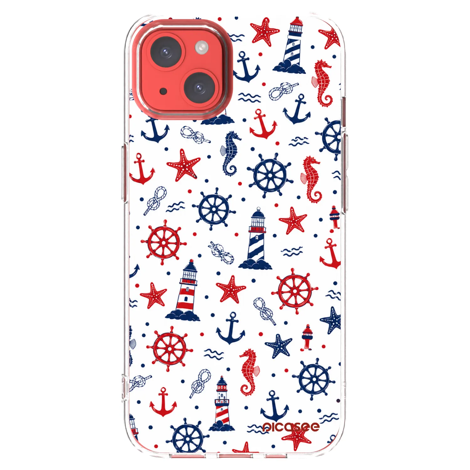 Picasee silikonový průhledný obal pro Apple iPhone 13 - Sailor Vibes