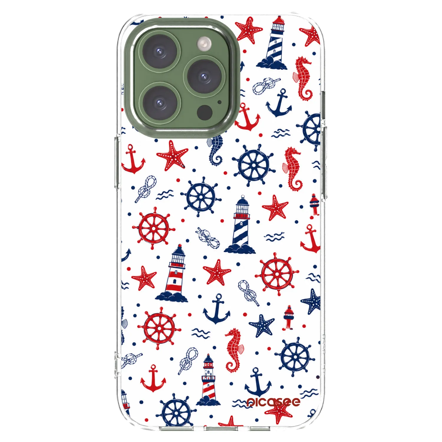 Picasee silikonový průhledný obal pro Apple iPhone 13 Pro - Sailor Vibes