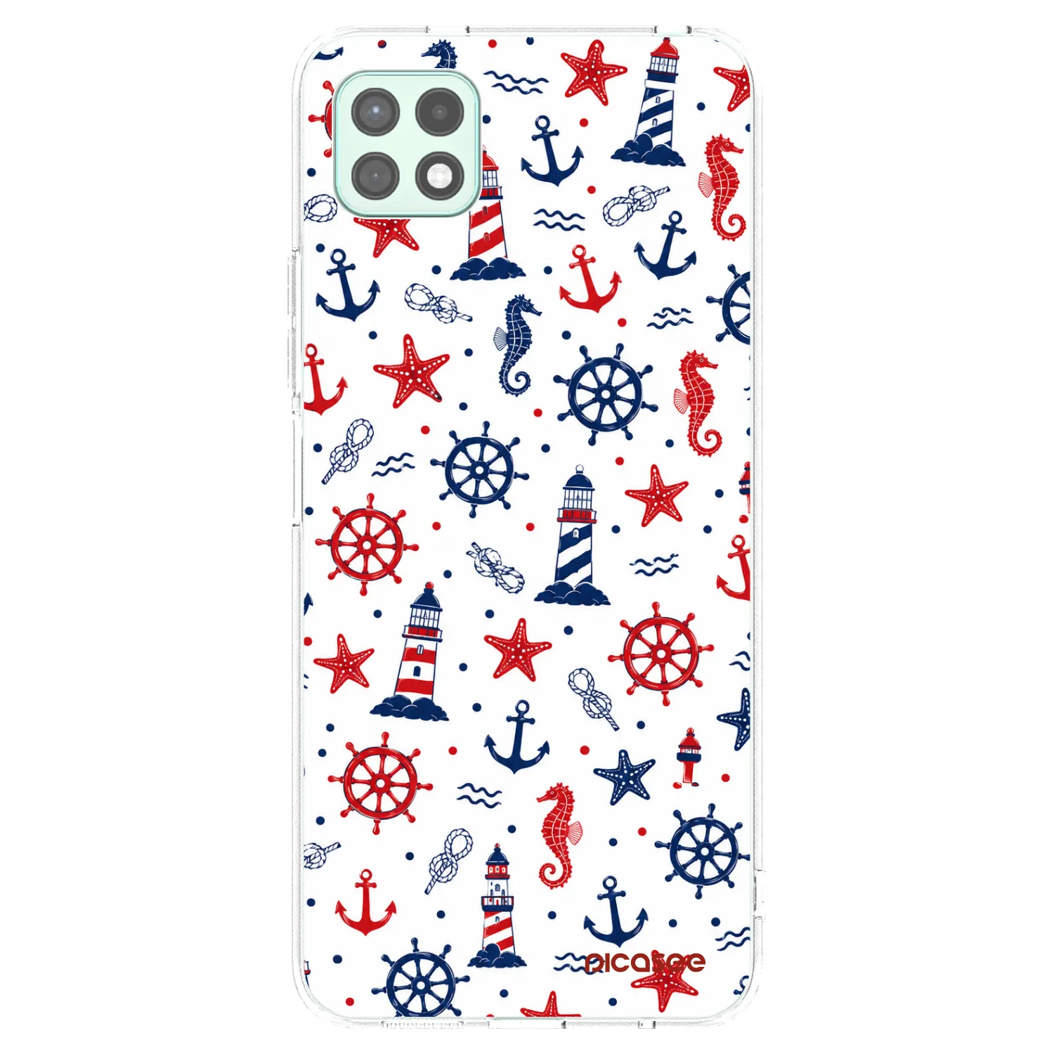 Picasee silikonový průhledný obal pro Samsung Galaxy A22 A226B 5G - Sailor Vibes