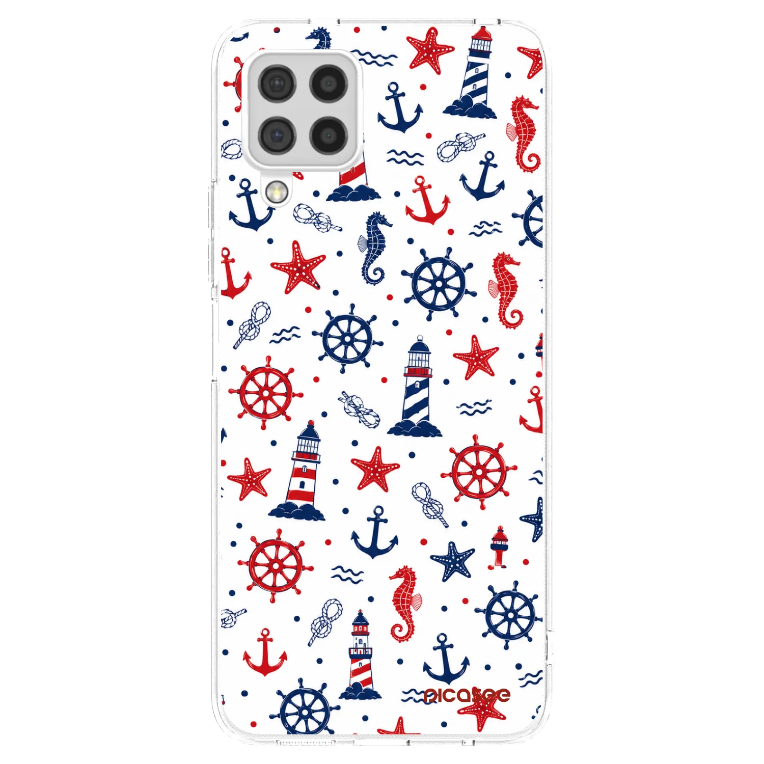 Picasee silikonový průhledný obal pro Samsung Galaxy A22 A225F 4G - Sailor Vibes