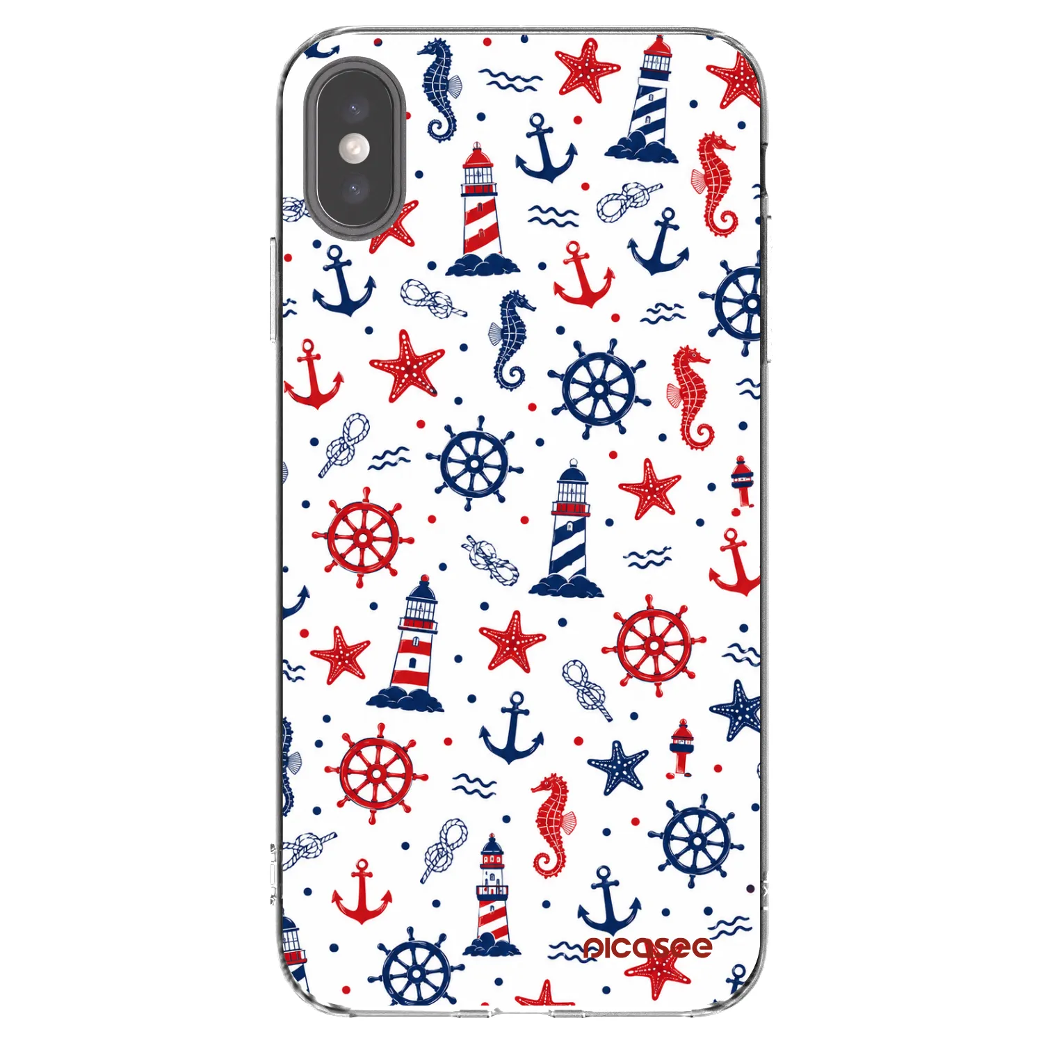 Picasee silikonový průhledný obal pro Apple iPhone XS Max - Sailor Vibes