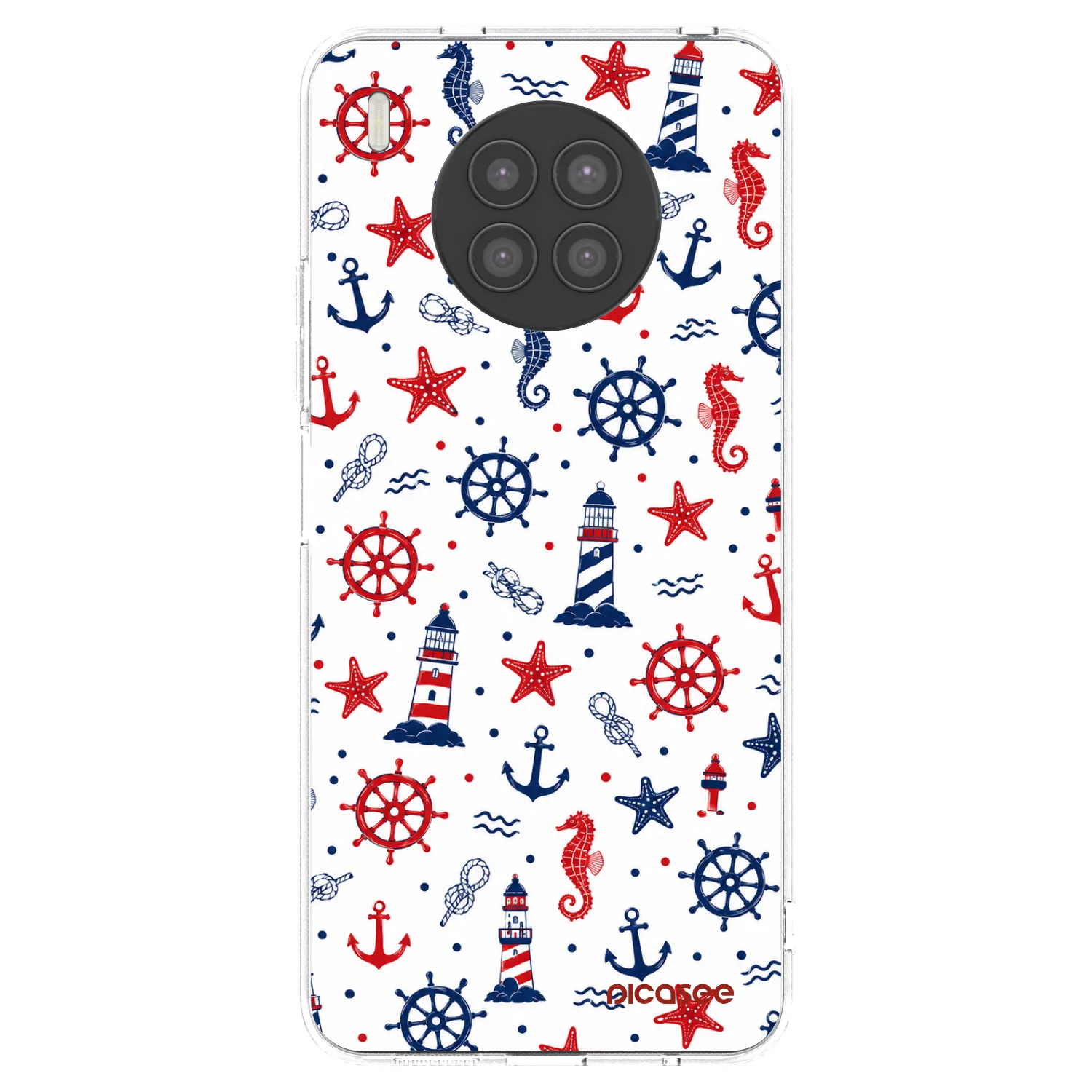 Picasee silikonový průhledný obal pro Huawei Nova 8i - Sailor Vibes