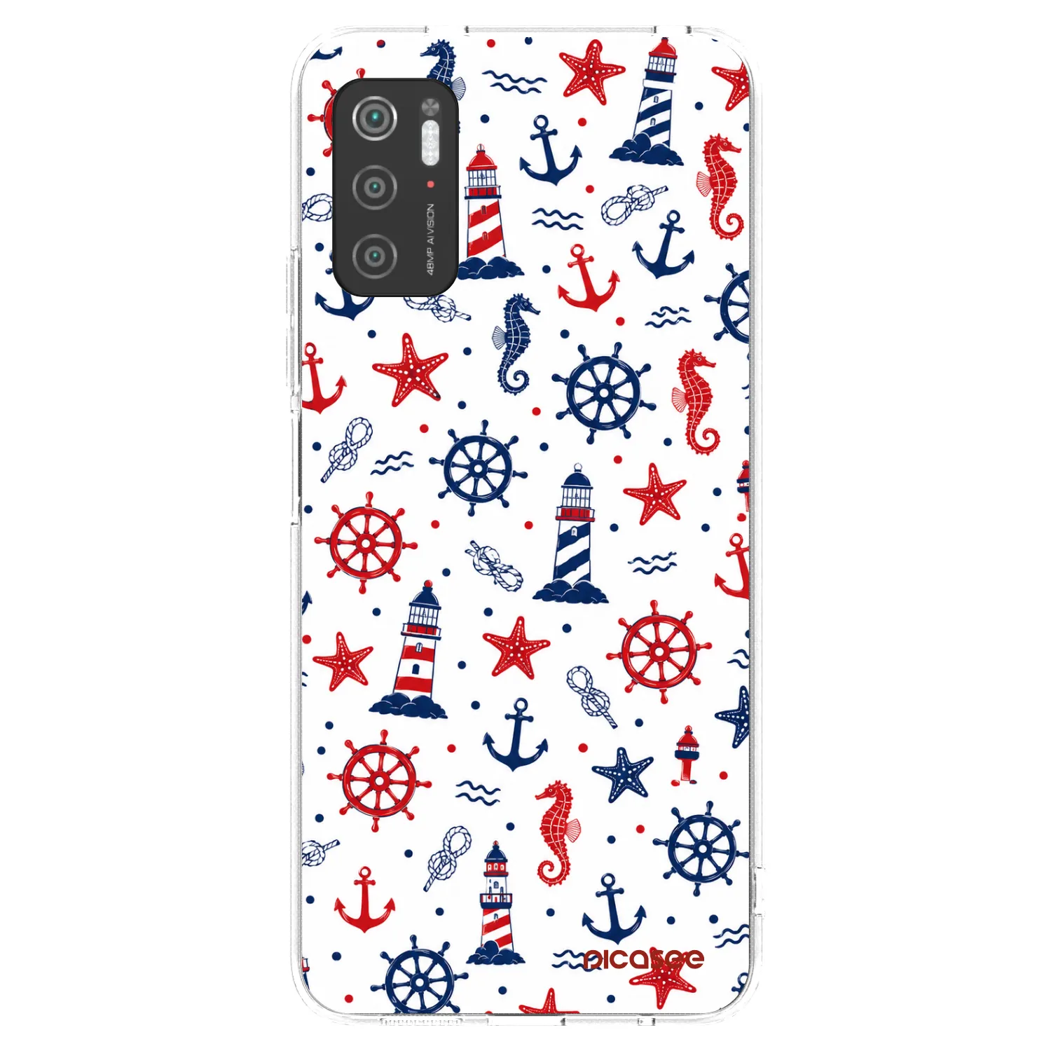 Picasee silikonový průhledný obal pro Xiaomi Poco M3 Pro 5G - Sailor Vibes